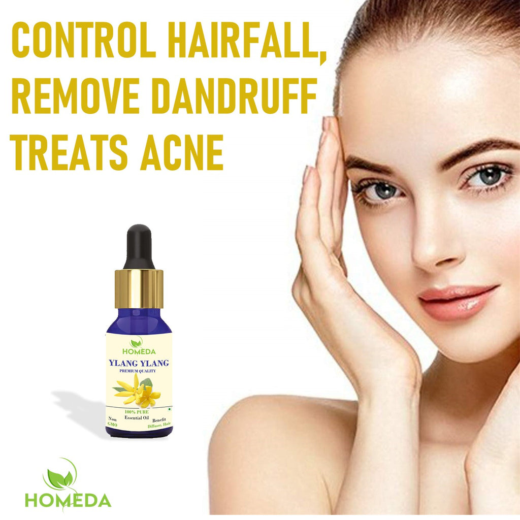 Organic Ylang Ylang Essential Oil for Diffuser, Hair, Body – Shudh