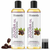 Cold Pressed Jojoba Oil for Hair Growth, Face Glow, Skin - 100% Pure, Organic