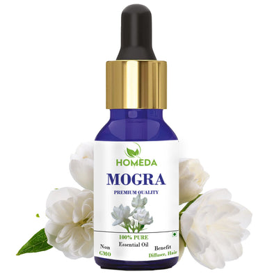 Mogra Essential Oil for Diffuser, Home Fragrance, Skin, Hair (100% Pure)