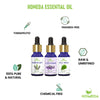 Tea Tree, Lavender and Rosemary Essential Oil for Hair, Skin, Face, Body, Diffuser