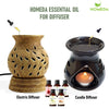 Aroma Diffuser Oil for Home Fragrance (Lemon Grass, Rose, Jasmine, Sandalwood, Mogra Essential Aroma Oil)