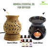 Aroma Diffuser Oil for Home Fragrance (Lemon Grass, Rose, Jasmine, Sandalwood, Mogra, Lavender Essential Aroma Oil)