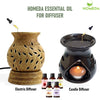 Aroma Diffuser Oil for Home Fragrance (Lavender, Rose, Jasmine, Sandalwood, Ylang Ylang Essential Aroma Oil)