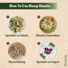 Homeda Hemp Seeds for Eating Organic, Hulled Hemp Hearts, Janapanara