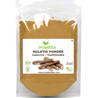 Mulethi Powder for Face, Skin, Eating | Natural Licorice Powder