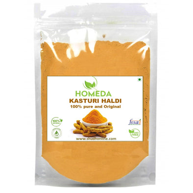 Kasturi Haldi Powder for Face Beauty, Wild Turmeric Powder for Skin Whitening