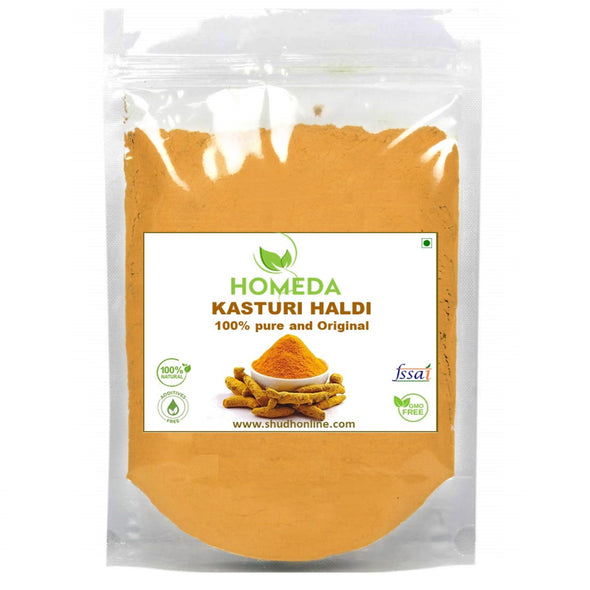 Kasturi Haldi Powder for Face Beauty, Wild Turmeric Powder for Skin Whitening