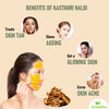 Kasturi Haldi Powder for Face Beauty, Wild Turmeric Powder for Skin Whitening