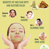 Kasturi Haldi and Multani Mitti Powder Organic for Face Pack, Skin Whitening