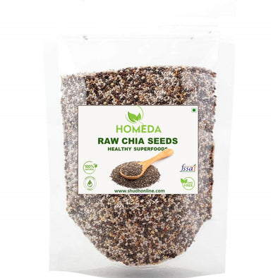 Organic Chia Seeds for Weight Loss | Premium, Raw, Unroasted Rich in Fiber
