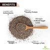 Chia seeds and Flax Seeds Combo for Weight Loss | Premium, Raw, Unroasted