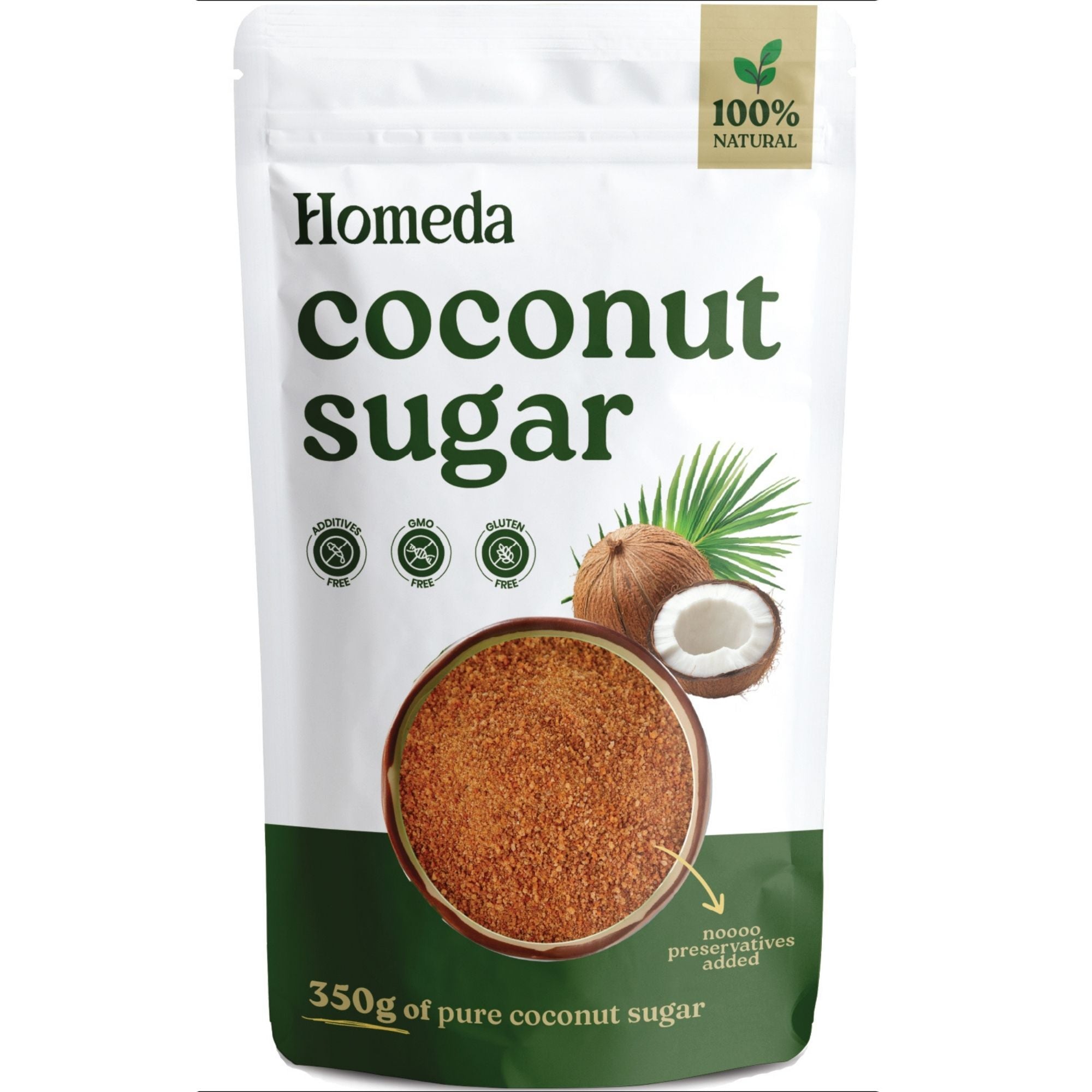 coconut palm sugar canada Homeda Organic Coconut Sugar, Palm Sugar Organic, Natural Sweetener -