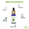 Tea Tree Essential Oil for Skin Acne, Hair, Face, Musquito care, (Teatree, Titri, टी ट्री ऑयल)