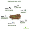 Manjistha Root, Majith Organic, Indian Madder (Eating, Skin whitening, Face, Hair)