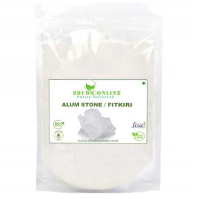 Fitkiri, Fitkari, Fitakri, Alum Powder for water purification, vastu, shaving, skin, teeth, and plants