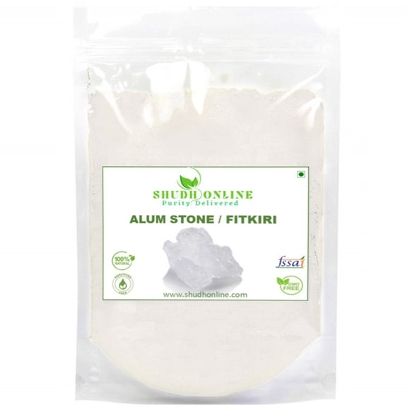 Fitkiri, Fitkari, Fitakri, Alum Powder for water purification, vastu, shaving, skin, teeth, and plants