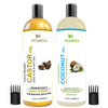 Cold Pressed Castor Oil & Virgin Coconut Oil combo (for Hair, Skin, Nail, Baby)