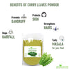 Organic Curry Leaves Powder for Hair Growth, Eating, Food, Skin (Kari Patta Leaf, Karuveppilai)