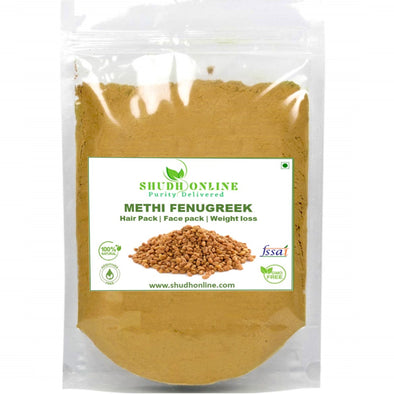 Fenugreek Methi Seeds Powder for Hair Growth, Eating (Methi Dana Organic Powder)