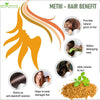 Fenugreek Methi Seeds Powder for Hair Growth, Eating (Methi Dana Organic Powder)