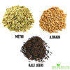 Kali Jeeri, Methi, Ajwain Seed Combo Pack