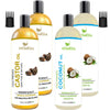 Cold Pressed Castor Oil & Virgin Coconut Oil combo (for Hair, Skin, Nail, Baby)